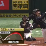 太田椋、今日も元気にホームラン