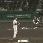 【阪神対巨人4回戦】巨人、6回1アウト三塁から岡本の内野ゴロの間に三塁ランナーが生還し1点を返す