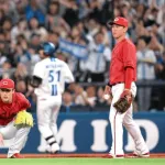広島カープ　ホーム勝率.750(9-3)　ビジター勝率.333(3-6)