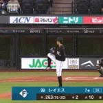 【日本ハム対ロッテ4回戦】日本ハム・レイエス、ロッテ・小島から第３号勝ち越しソロホームラン！！！！！！！！！！！！！！