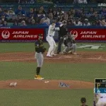 大谷翔平　２打席連続の好機で空振り三振…ボールゾーンの変化球にバットが空を切る　スキーンズの前に３タコ