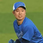 松葉貴大(34)　　8.1回　奪三振4　与四死球0　自責点2