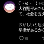 【悲報】Twitter民「大谷翔平みたいな球遊びしてる怠け者のせいで日本が衰退した」←7万
