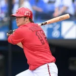 負け投手床田寛樹(8回自責0、3打数3安打)