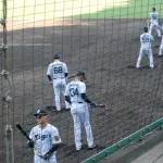 【悲報】阪神二軍、惨敗したので野手全員居残り素振りw