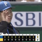日ハム、ビジターでSBをスイープ！古林7回2失点快投で来日初勝利！万波が上沢から決勝弾！