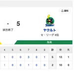 【試合結果】T 2-5 S [5/4]　ヤクルト石川雅規6回1失点188勝目、増田珠勝ち越し打　阪神・伊原7回につかまるwwwwww