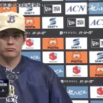 九里亜蓮 4勝0敗 防御率1.20