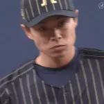オリックス・山岡、今シーズン初登板　険しい表情で1イニング無失点