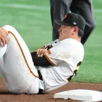 巨人・岡本和真が気丈にコメント「一日でも早く戻れるように頑張ります」　左肘の筋損傷で7日から故障班へ