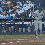 大谷翔平、第四打席は2アウト二三塁から今日3四球目となる申告敬遠、全4打席出塁