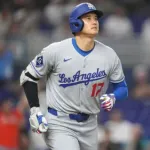 大谷翔平 .299 10本 15打点 10盗塁 出塁率.411 OPS1.031