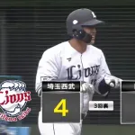 西武仲三河の決勝３ラン！子猫軍がホームラン攻勢で快勝！