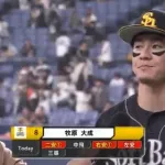 またまた3安打と大活躍な牧原大成　5月のヒロインは3回目！？「レギュラー陣が戻ってきても渡さずに頑張りたい」