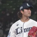 今井達也さん、現在最優秀防御率、最多勝、最多奪三振