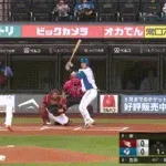 【日本ハム対楽天8回戦】日本ハム・吉田賢吾、楽天・岸から初球先頭打者ホームラン！！！！！！！！！！！！！！！