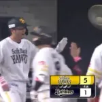 嶺井博希が2打席連続ホームラン！！1人で5打点ｗｗｗｗｗ
