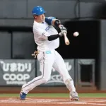 【日本ハム】吉田賢吾が初球打ちでプロ初の先頭打者弾　引っ張った本塁打は４本目で初