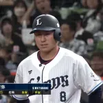西武・渡部聖弥.343(99-34) 0本 11打点 OPS.793