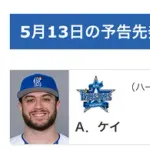 【公示】DeNA昇降なし　予告先発（DB-T）ケイ×才木浩人