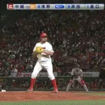 【広島対巨人7回戦】巨人・増田大輝、盗塁失敗…