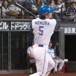 日ハム野村佑希（24） .292 6 17 OPS.882（1位）