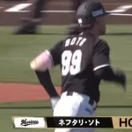 ソト、復活の第4号ソロホームラン！ロッテ再び同点！！