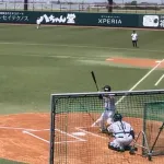 リハビリ中の近藤健介、1軍合流へ向けて順調　上茶谷と対戦し3打数1安打「ボールは見えてよかった。腰も大丈夫」