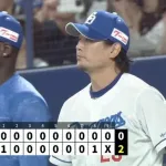 【中日対ヤクルト8回戦】中日が２－０でヤクルトに連勝！初回に上林が先制打！８回にブライトが追撃打！涌井が６回無失点で２勝目！ヤクルトは今季でワーストの借金８