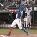 日ハム五十幡、5試合連続安打で打率.243まで上がってる模様