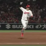 広島小園、山﨑伊織から逆転満塁ホームラン!!!!