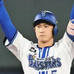 DeNA松尾汐恩　打率.359(39-14) 3本 7打点 出塁率.357 長打率.667 OPS1.024