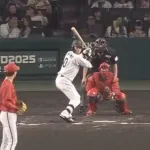 【7ウラ同点!!!】1死2,3塁から木浪の同点タイムリーが炸裂!!!!!!
