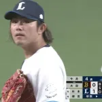【悲報】今井達也さん、8回1失点で防御率0.08悪化