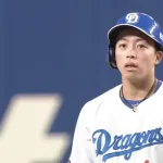 岡林 勇希(中)　率.275(149-41) 本0 点1 盗6 OPS.716