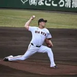 巨人・田中将大、2軍戦で3回4安打1失点 　初回2死満塁のピンチ抑える「ボール一つ一つというのは上がってきている」　最速148