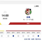 【虎実況】[5月18日]阪神vs広島 9回戦（甲子園）14:00～