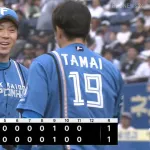 宮西おじさん、渋すぎる…！ 水野のエラーを救う連続三振