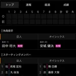 田中将大、2軍で小林とバッテリーを組んで先発