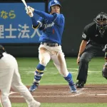 岡林 勇希(中)　率.266(154-41) 本0 点1 盗6 OPS.694