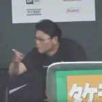 巨人橋上コーチ「今歌ってる子知ってる？」若林「知らない」中山「知らない」浅野「知らない」