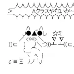 ( ●▲●)( *^◯^*)あそこに誰かいるよ？　(　　　)