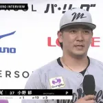 5年ぶり勝利投手の小野郁！この世代もまだまだ頑張ってほしいな