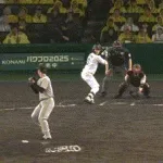 【阪神対巨人11回戦】阪神、7回裏に木浪のタイムリースリーベースと中野のタイムリー内野安打で２点を取り１点差に詰め寄る！！！！！！！！！