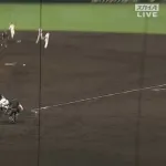 巨人、試合を成立狙ってわざとアウトになる???wwww