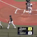 池田来翔、今季第1号3ランホームランきたぁぁぁぁ！！ロッテ一挙3点追加で4点リード！