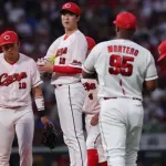 カープ森下6回2失点も散発4安打で3位転落。秋山マルチ。塹江-島内-森浦0封リレーも反撃及ばず【広島1-2DeNA/試合結果】