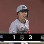 山本大斗タイムリー！さらに友杉スクイズでロッテ2点勝ち越し！！