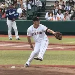 田中将大、大城と組み6回１失点7奪三振最速149km