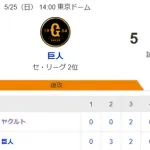 【試合結果】ヤクルト2-5巨人　10安打も5連敗…アビラ3回5失点